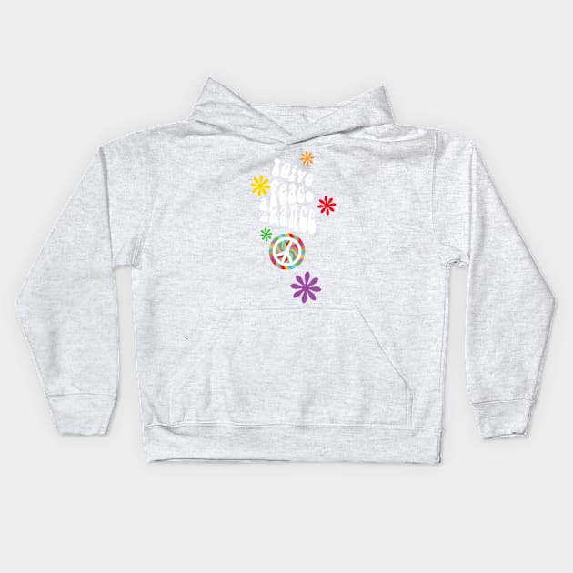 I Give Peace a Chance Kids Hoodie by emma17